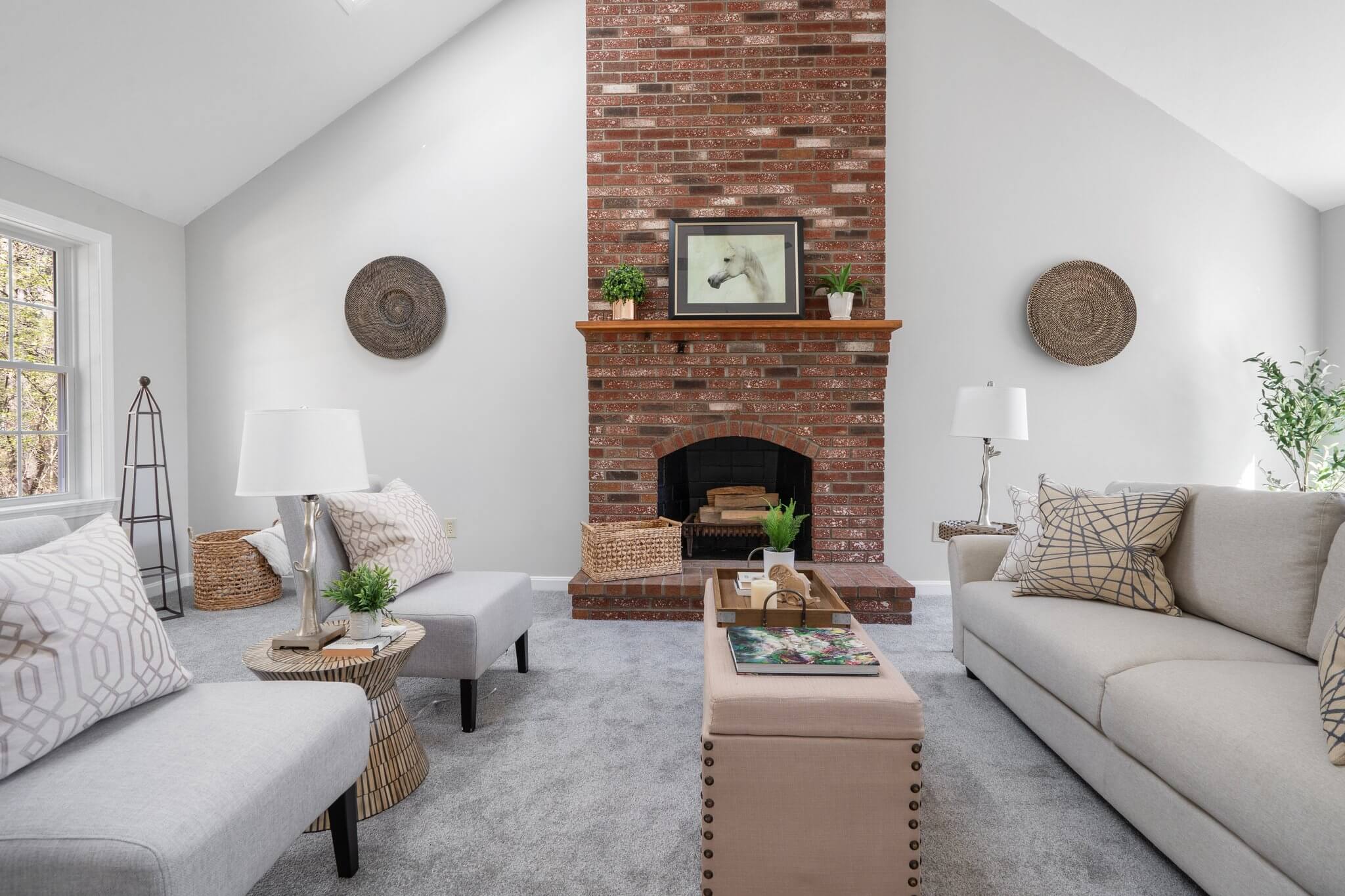 Rehab living room interior