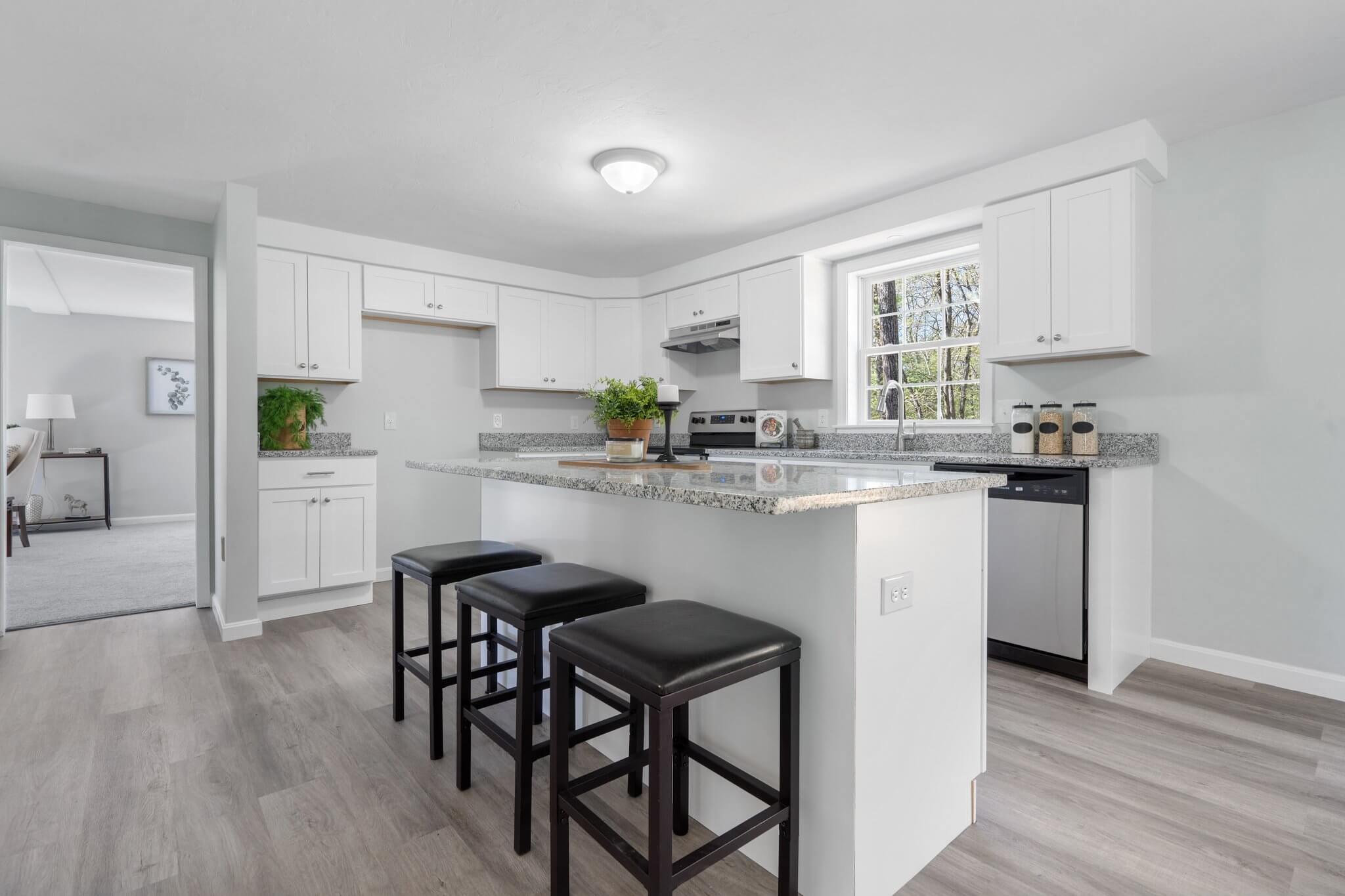 Rehab kitchen interior